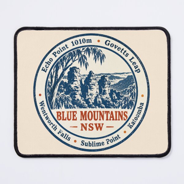 Item preview, Blue Mountains NSW Three Sisters Katoomba Hiking Badge designed and sold by Yellowriversss.
