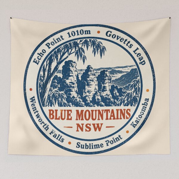 Item preview, Blue Mountains NSW Three Sisters Katoomba Hiking Badge designed and sold by Yellowriversss.