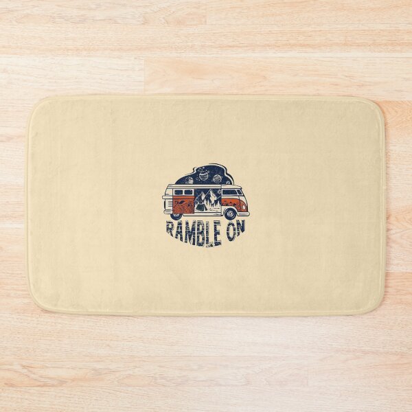 Item preview, Ramble On Vintage Retro Camper Van Road Trip Wanderlust designed and sold by bethgarciai.