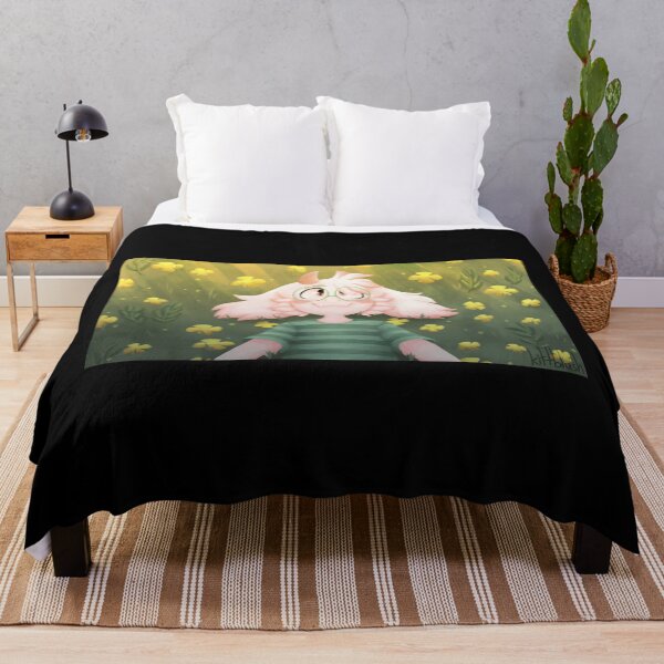Item preview, Cheerful Cartoon Character in a Field of Flowers designed and sold by TomatiLove.