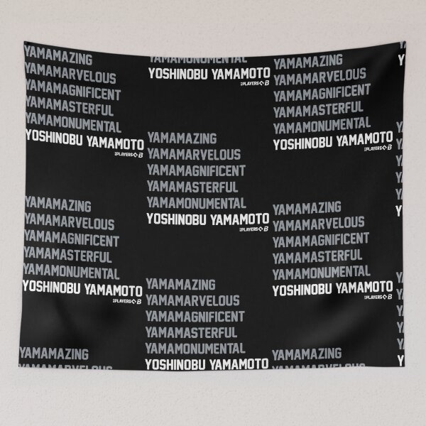 Item preview, Yoshinobu Yamamoto Yama Baseball Wordplay Fan Design designed and sold by RDGNR.