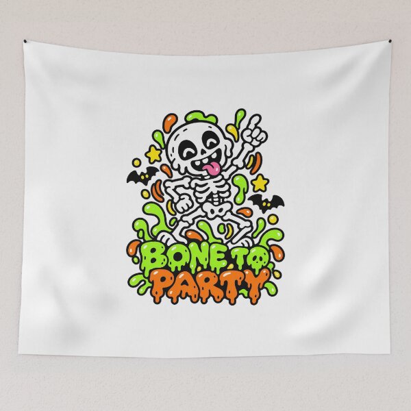 Item preview, Bone to Party Cute Dancing Skeleton Halloween designed and sold by Thai Vibe Studio.