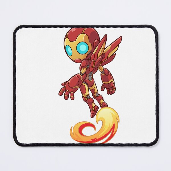 Item preview, Cute Chibi Flying Armored Superhero Robot Sci-Fi Character designed and sold by Rupesh-Art26.