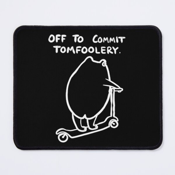 Item preview, Off to Commit Tomfoolery Sticker designed and sold by lockyrollflu.