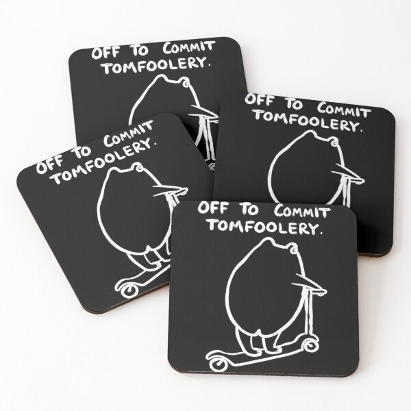 Item preview, Off to Commit Tomfoolery Sticker designed and sold by lockyrollflu.
