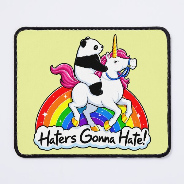 Item preview, Panda and Unicorn Rainbow Sticker designed and sold by lockyrollflu.