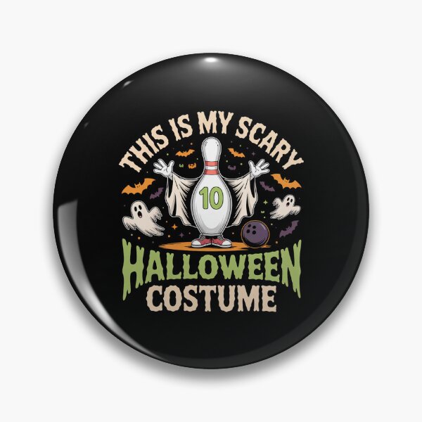 Item preview, This Is My Scary Halloween Costume Bowling Humor designed and sold by RDGNR.