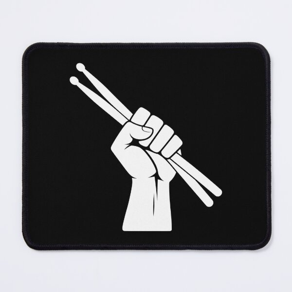 Item preview, Raised Fist with Drumsticks designed and sold by lockyrollflu.