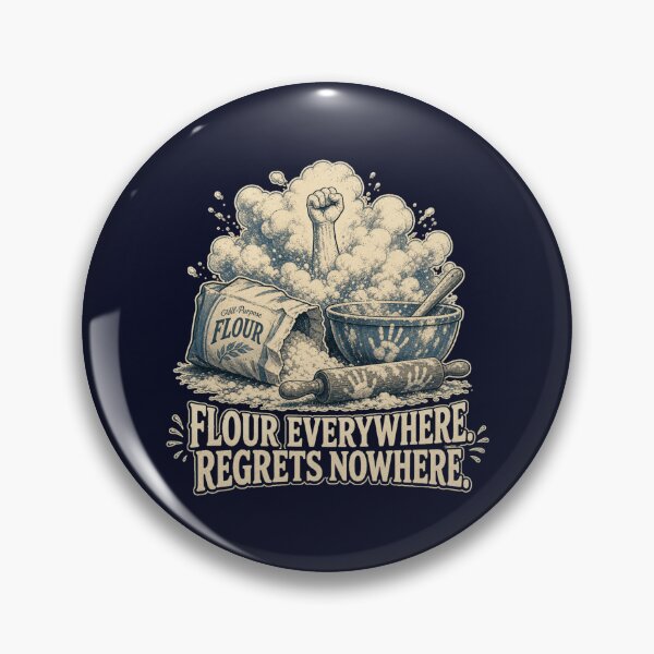 Item preview, Flour Everywhere Regrets Nowhere Shirt, Funny Baker T-Shirt, Messy Baking Humor Tee, Baker Gift Shirt, Vintage Flour Graphic designed and sold by TshirtsLabs.