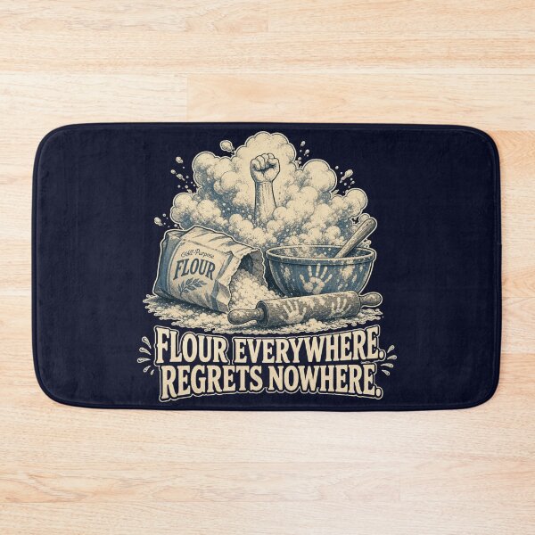 Item preview, Flour Everywhere Regrets Nowhere Shirt, Funny Baker T-Shirt, Messy Baking Humor Tee, Baker Gift Shirt, Vintage Flour Graphic designed and sold by TshirtsLabs.