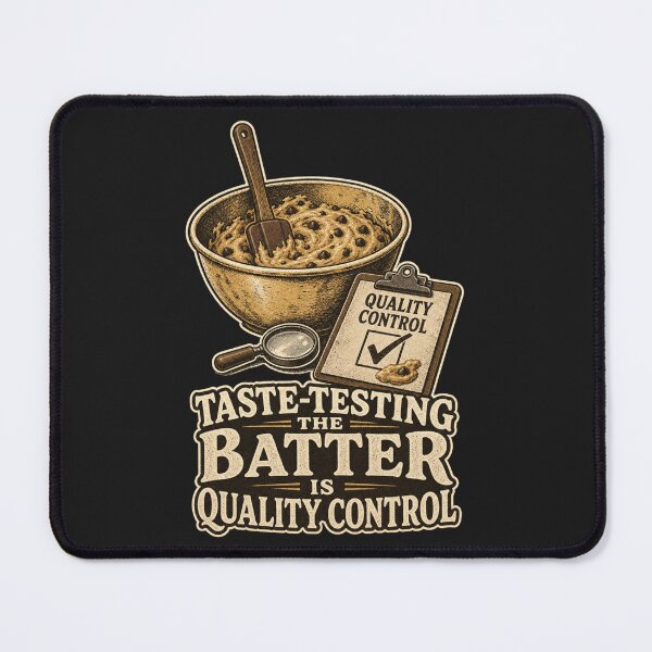 Item preview, Taste Testing The Batter Is Quality Control Shirt, Funny Baker T-Shirt, Cookie Dough Humor Tee, Baker Gift Shirt, Vintage Batter Graphic designed and sold by TshirtsLabs.