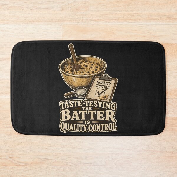 Item preview, Taste Testing The Batter Is Quality Control Shirt, Funny Baker T-Shirt, Cookie Dough Humor Tee, Baker Gift Shirt, Vintage Batter Graphic designed and sold by TshirtsLabs.