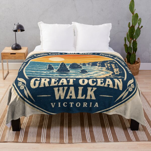 Item preview, Great Ocean Walk Victoria Twelve Apostles Sunset Badge designed and sold by Yellowriversss.