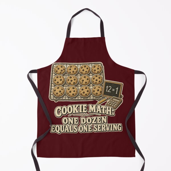 Item preview, Cookie Math One Dozen Equals One Serving Shirt, Funny Baker T-Shirt, Cookie Lover Humor Tee, Baker Gift Shirt, Vintage Cookie Graphic designed and sold by TshirtsLabs.
