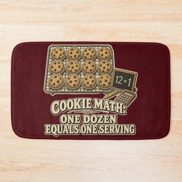 Item preview, Cookie Math One Dozen Equals One Serving Shirt, Funny Baker T-Shirt, Cookie Lover Humor Tee, Baker Gift Shirt, Vintage Cookie Graphic designed and sold by TshirtsLabs.