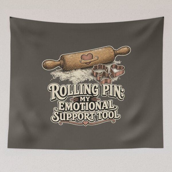 Item preview, Rolling Pin My Emotional Support Tool Shirt, Funny Baker T-Shirt, Baking Therapy Humor Tee, Baker Gift Shirt, Vintage Rolling Pin Graphic designed and sold by TshirtsLabs.
