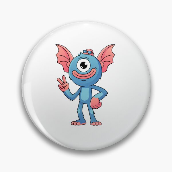 Item preview, Cute Blue Cyclops Monster Funny One Eyed Alien Beast  designed and sold by Rupesh-Art26.