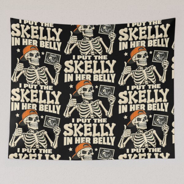 Item preview, I Put the Skelly in Her Belly Pregnancy Announcement designed and sold by RDGNR.