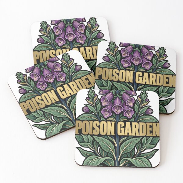 Item preview, Gothic Foxglove Stalk - Poison Garden Herbal Emblem designed and sold by IllumeInk.