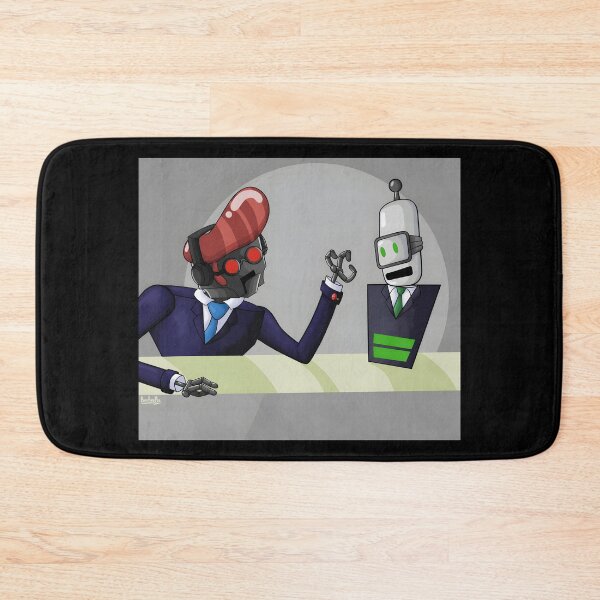 Item preview, Robot Debate in Business Suits designed and sold by Catsi-Nook-Art.