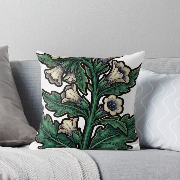 Item preview, Gothic Henbane Stalk - Herbal Apothecary Emblem designed and sold by IllumeInk.
