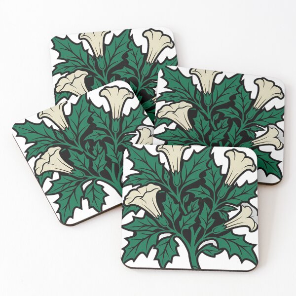 Item preview, Gothic Thornapple Branch - Herbal Apothecary Emblem designed and sold by IllumeInk.