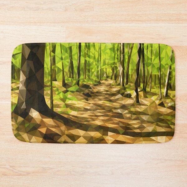 Item preview, Geometric Three Pines Landscape designed and sold by Vicky Brago-Mitchell®.