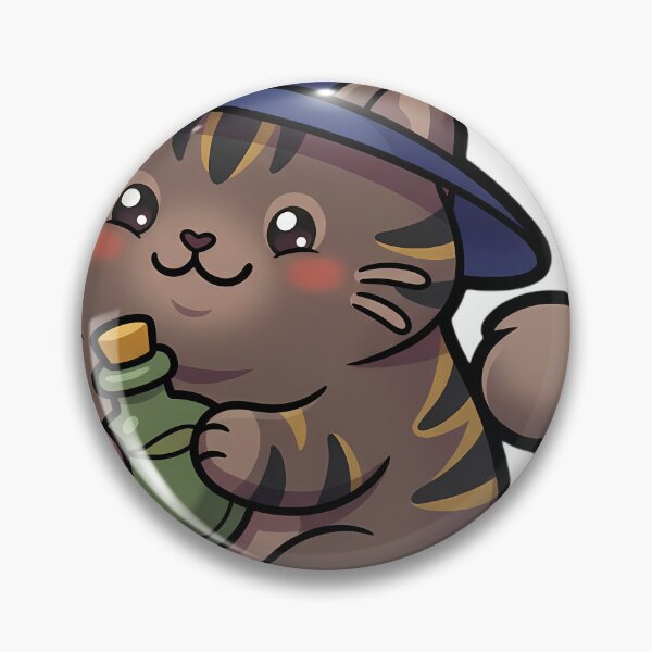 Artikelvorschau, Niedliche braungetigerte Kawaii-Katze mit blauem Spitzhut entworfen und verkauft von pumsquare.