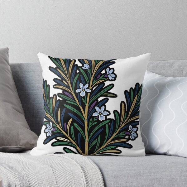 Item preview, Gothic Rosemary Sprig - Herbal Apothecary Emblem designed and sold by IllumeInk.