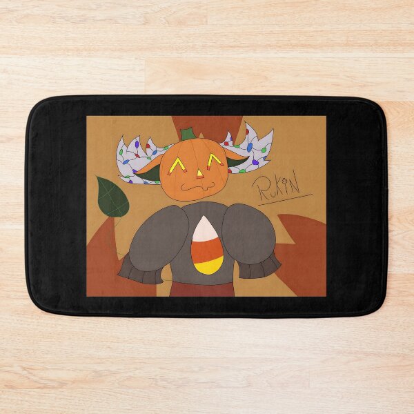 Item preview, Whimsical Pumpkin Character with Festive Lights designed and sold by elijbclaude.