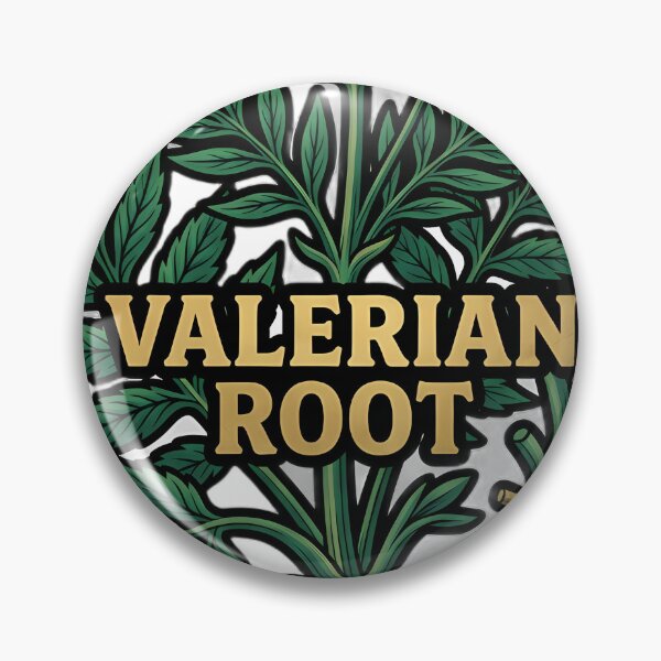 Item preview, Gothic Valerian Plant - Valerian Root Emblem designed and sold by IllumeInk.