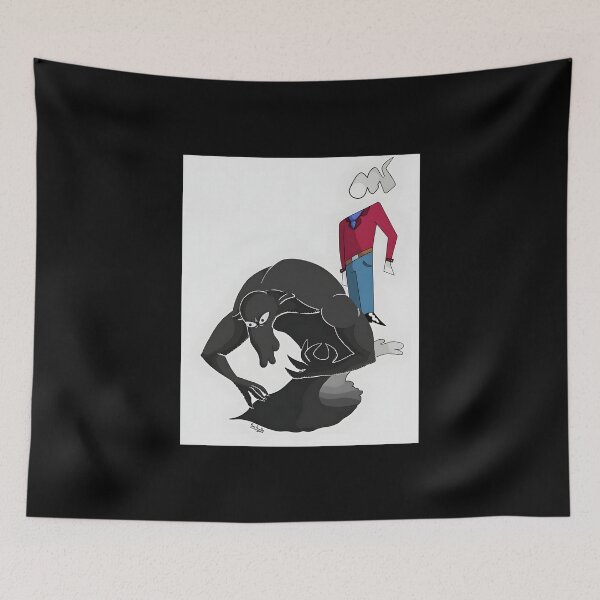Item preview, Mystical Creature and Faceless Character Illustration designed and sold by Catsi-Nook-Art.