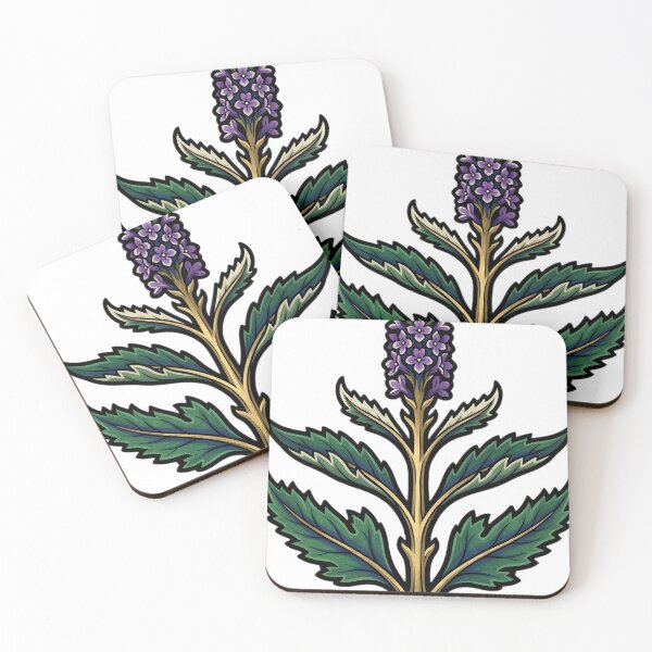 Item preview, Gothic Vervain Stalk - Herbal Apothecary Emblem designed and sold by IllumeInk.