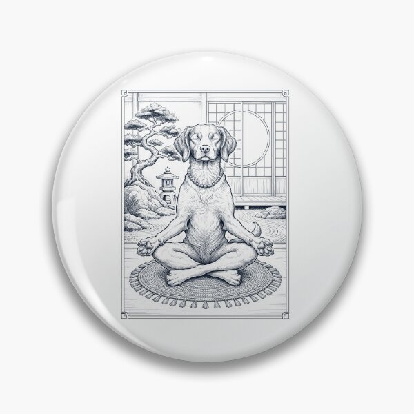Artikelvorschau, Vintage-Yoga-Posen aus der Bretagne, lustige Meditation, Hundemama-Liebhaberin entworfen und verkauft von dian-rody-crest.