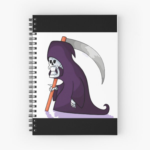 Item preview, Cartoon Grim Reaper Illustration designed and sold by Catsi-Nook-Art.