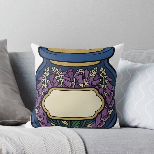 Item preview, Gothic Dried Foxglove Jar - Herbal Apothecary Emblem designed and sold by IllumeInk.