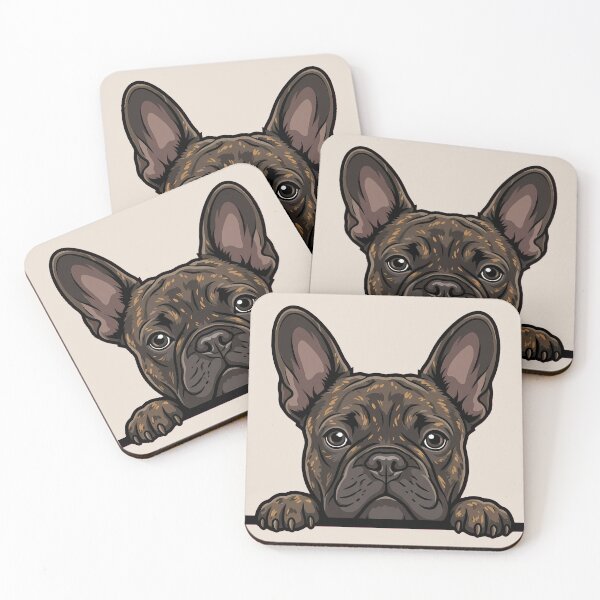 Item preview, French Bulldog Peeking Cute Frenchie Dog Lover designed and sold by dudelinart.