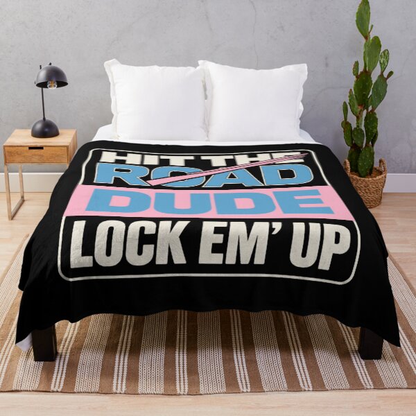 Item preview, Hit the road dude lock em up designed and sold by kawaiibloomshop.