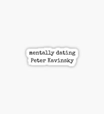 Peter Kavinsky Sticker