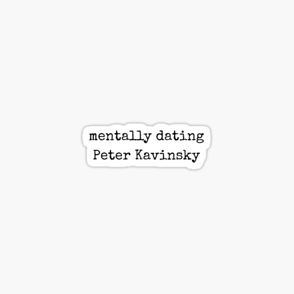 Peter Kavinsky Sticker