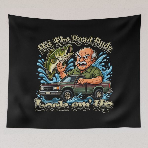 Item preview, Hit The Road Dude Lock Em' Up designed and sold by kawaiibloomshop.
