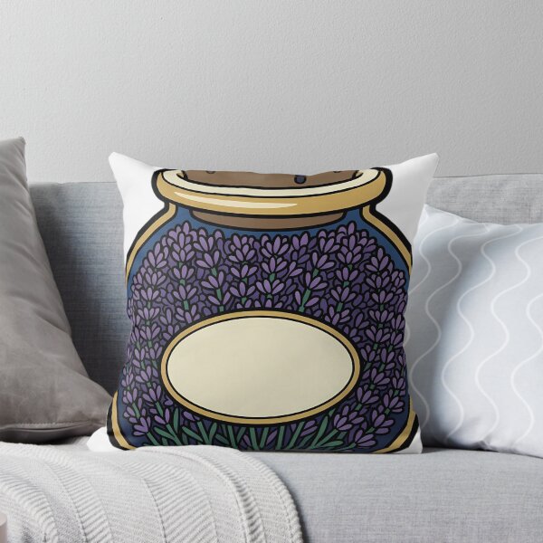 Item preview, Gothic Dried Lavender Jar - Herbal Apothecary Emblem designed and sold by IllumeInk.