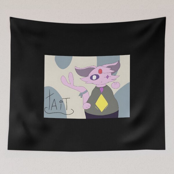 Item preview, Cute Purple Cat Character with a Diamond designed and sold by elijbclaude.