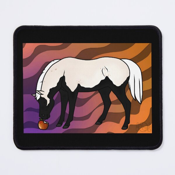 Item preview, Playful Horse with Apple Design designed and sold by PeaceTypo.