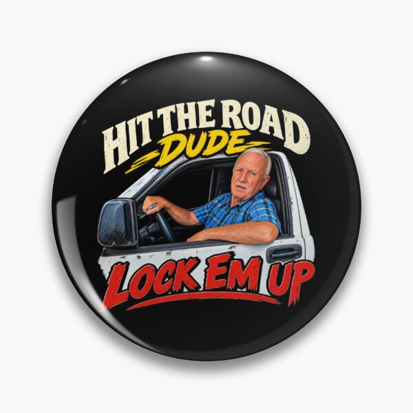 Item preview, Hit The Road Dude Lock Em' Up designed and sold by kawaiibloomshop.