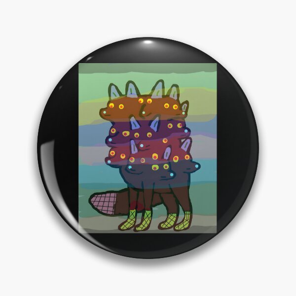 Item preview, Colorful Layered Creature with Multiple Heads designed and sold by elijbclaude.