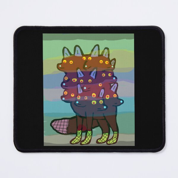 Item preview, Colorful Layered Creature with Multiple Heads designed and sold by elijbclaude.