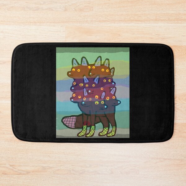 Item preview, Colorful Layered Creature with Multiple Heads designed and sold by elijbclaude.