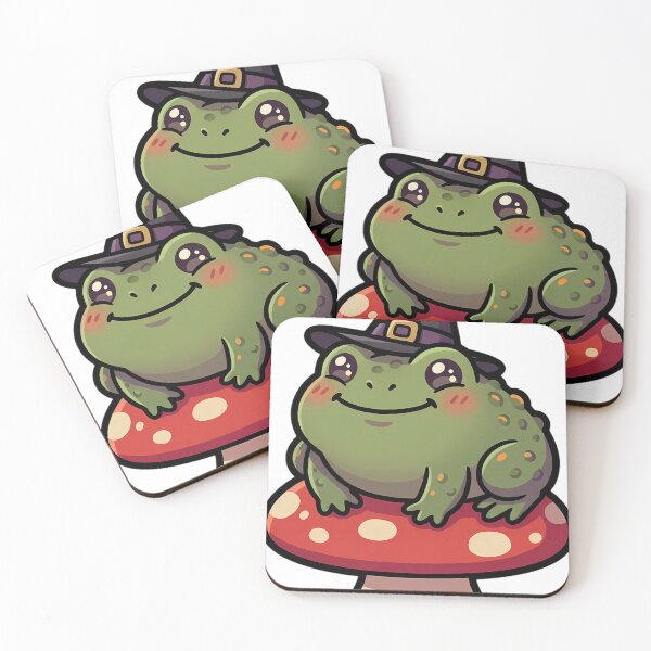 Item preview, Cute Kawaii Toad Beside a Toadstool designed and sold by pumsquare.