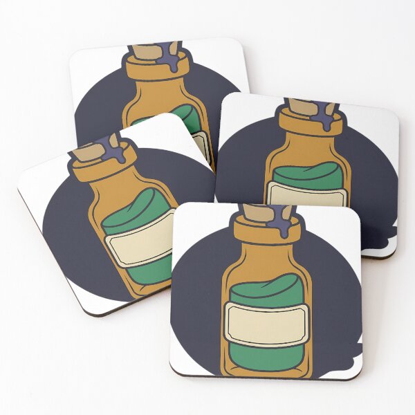 Item preview, Gothic Herbal Oil Bottle - Apothecary Emblem designed and sold by IllumeInk.